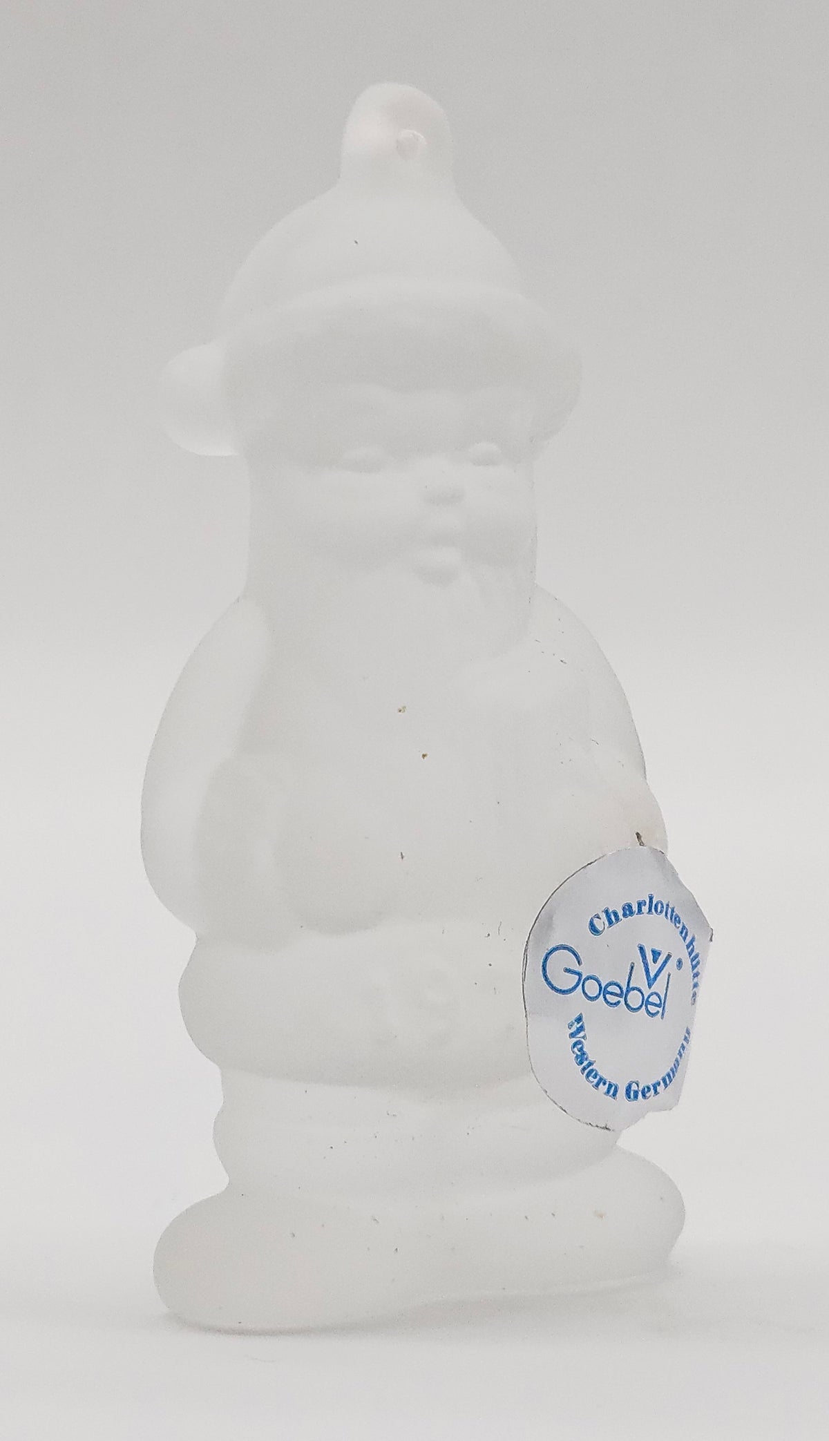 Goebel – “Annual Crystal Glass Santa Claus First Edition” — ornament view