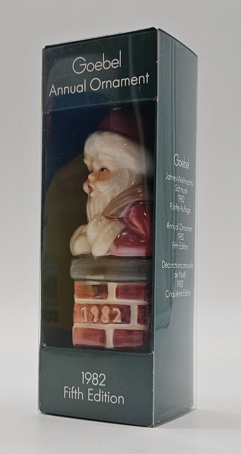 Goebel – “Annual Santa in Chimney Fifth Edition Color” — with original box