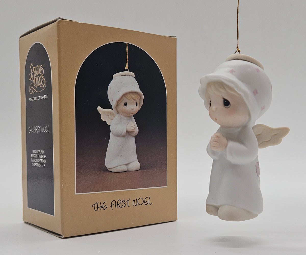 1982 The First Noel (Praying Angel) E-2368 — ornament with retail box