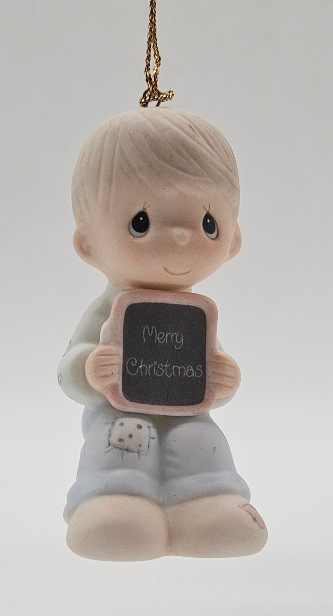 1983 Love Is Patient (Boy) E-0535 — ornament close-up