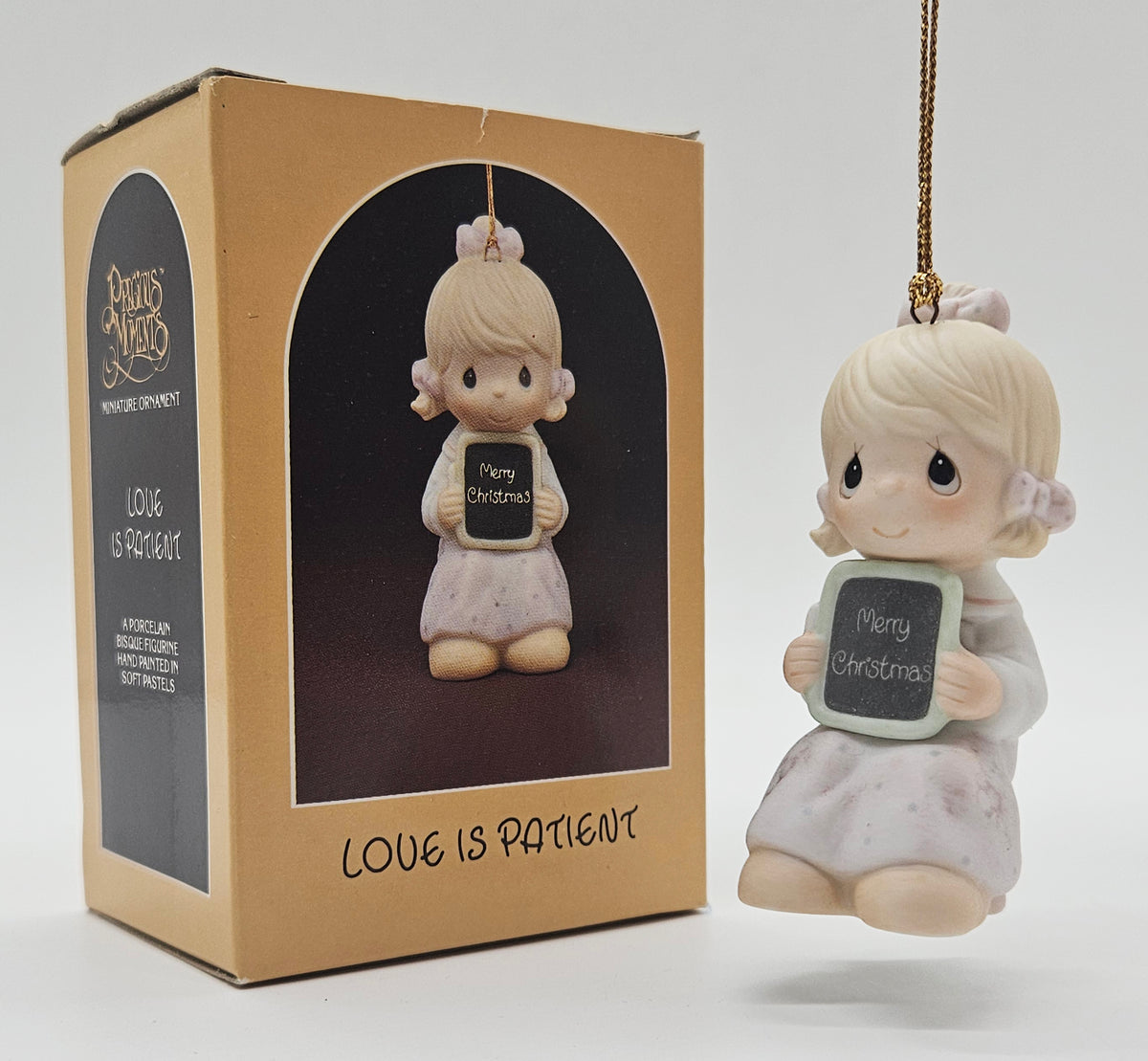 1983 Love Is Patient (Girl) E-0536 — ornament with retail box