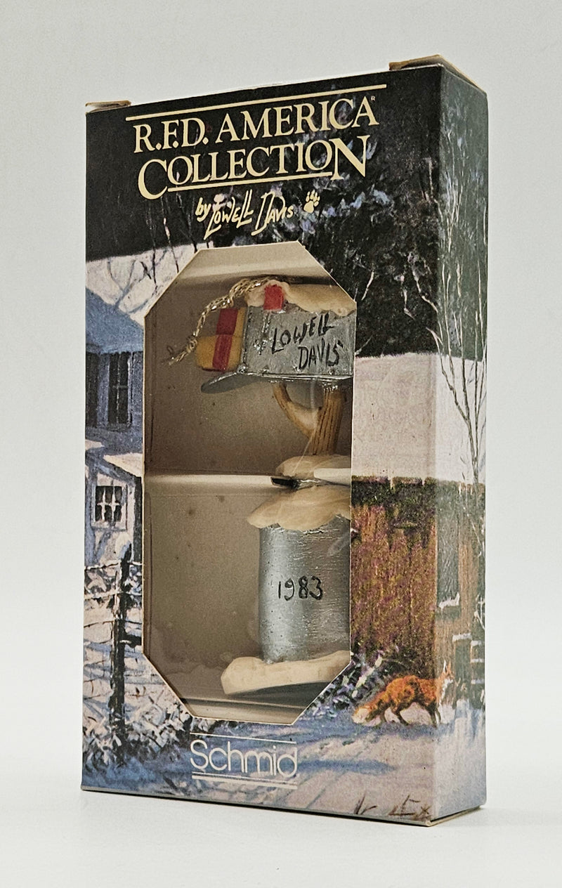 Schmid – “Lowell Davis Country Christmas Mailbox” — original packaging