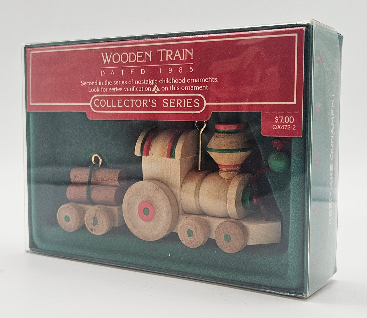 1985 Hallmark Keepsake Wooden Train #2 – with box