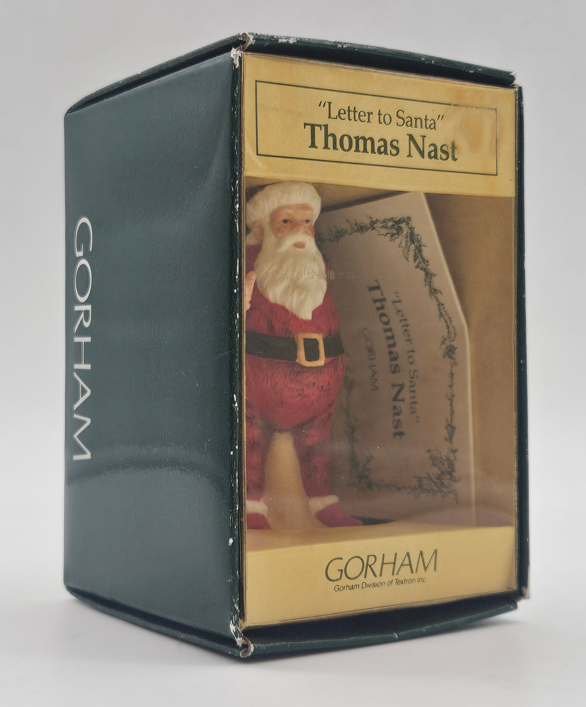 1986 Gorham Letter to Santa – box front