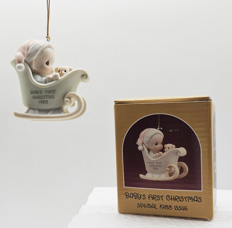 Enesco – “Precious Moments Baby's First Christmas” — with original box