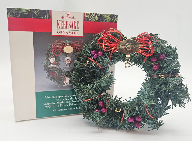 Hallmark Keepsake – “Little Frosty Friends Memory Wreath” — with original box