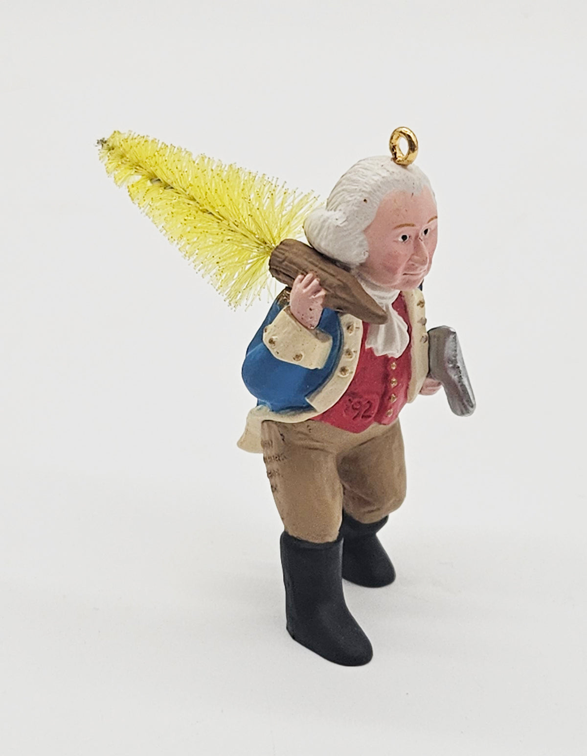 Hallmark Keepsake – “Honest George” – Damaged — ornament view