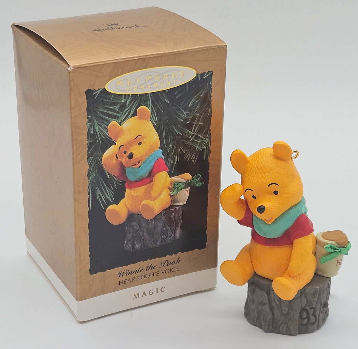Hallmark Keepsake – “Disney Winnie the Pooh Hear Pooh's Voice” — with original box