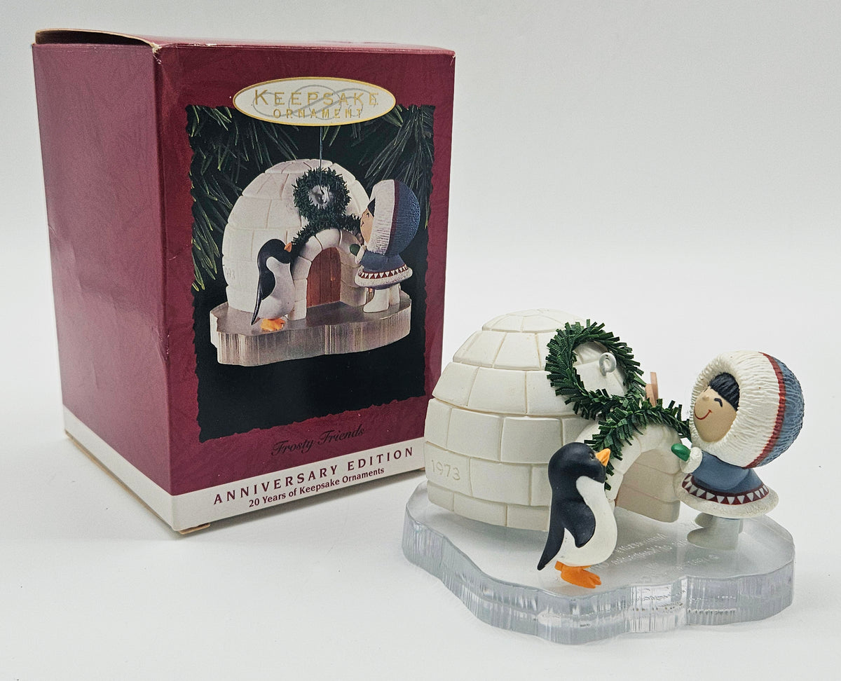 Hallmark Keepsake – “Frosty Friends Anniversary Edition” – Damaged — with original box