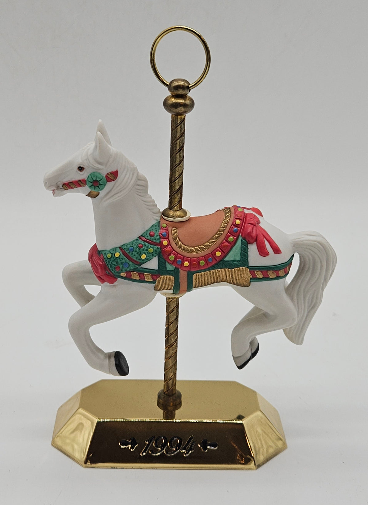 Hallmark Keepsake – “Tobin Fraley Carousel Horse #3” — ornament view