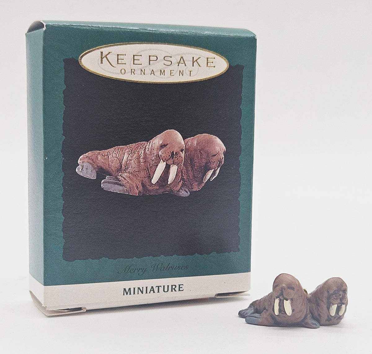 Hallmark Keepsake – “Miniature Noah's Ark Merry Walruses” — with original box