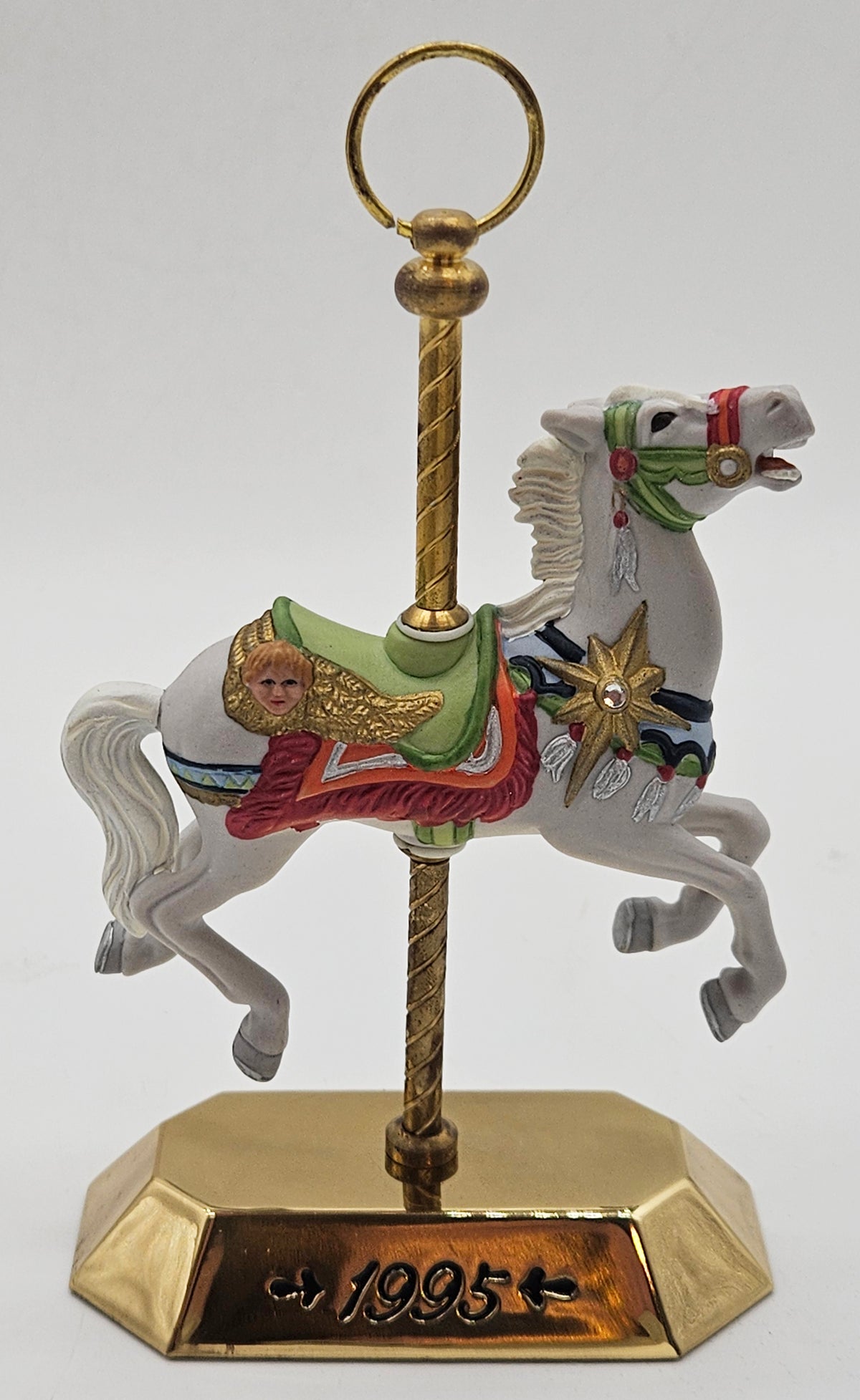 Hallmark Keepsake – “Tobin Fraley Carousel Horse #4” — ornament view
