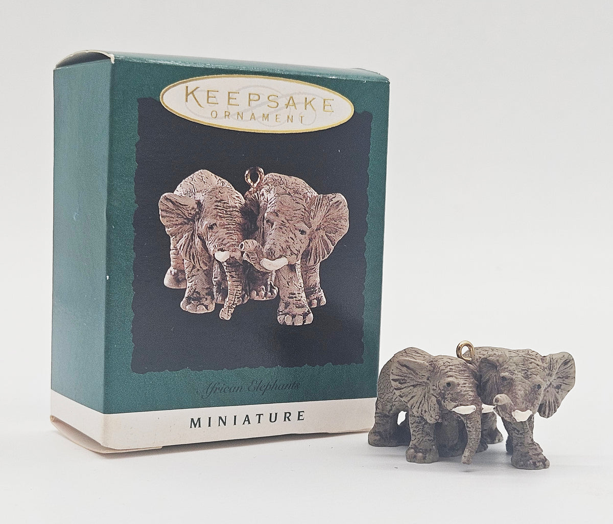 Hallmark Keepsake – “Miniature Noah's Ark African Elephants” — with original box