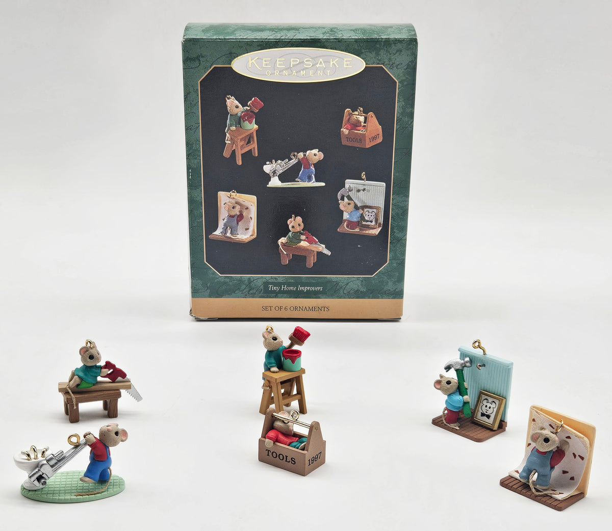 1997 Hallmark Keepsake Tiny Home Improvers – with box