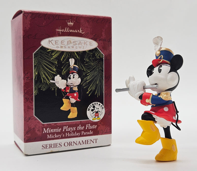 1998 Hallmark Keepsake Minnie Plays the Flute (QXD4106) — with box