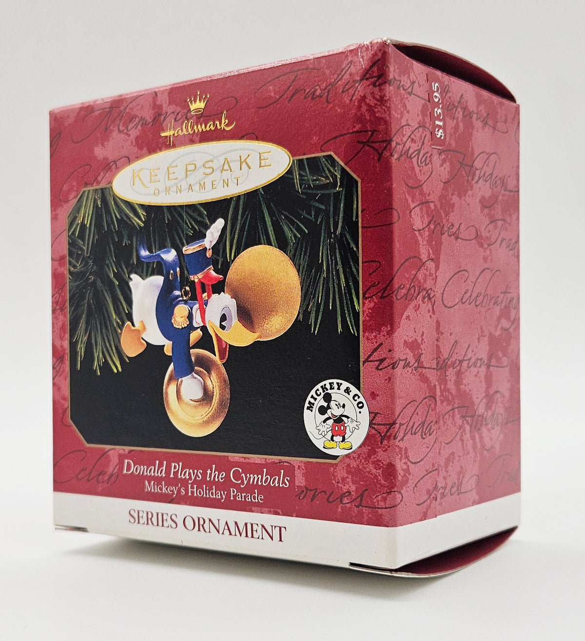 1999 Hallmark Keepsake Donald Plays the Cymbals (QXD4057) — box