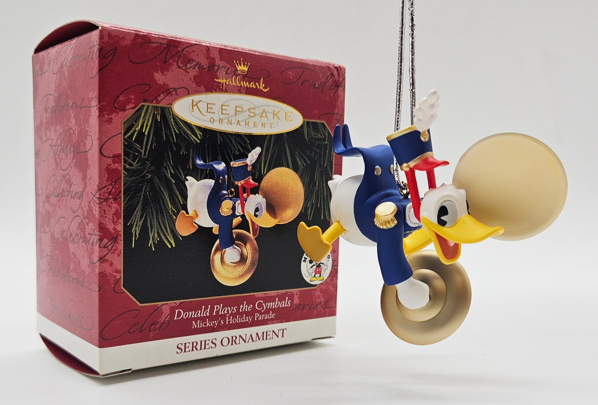 1999 Hallmark Keepsake Donald Plays the Cymbals (QXD4057) — with box