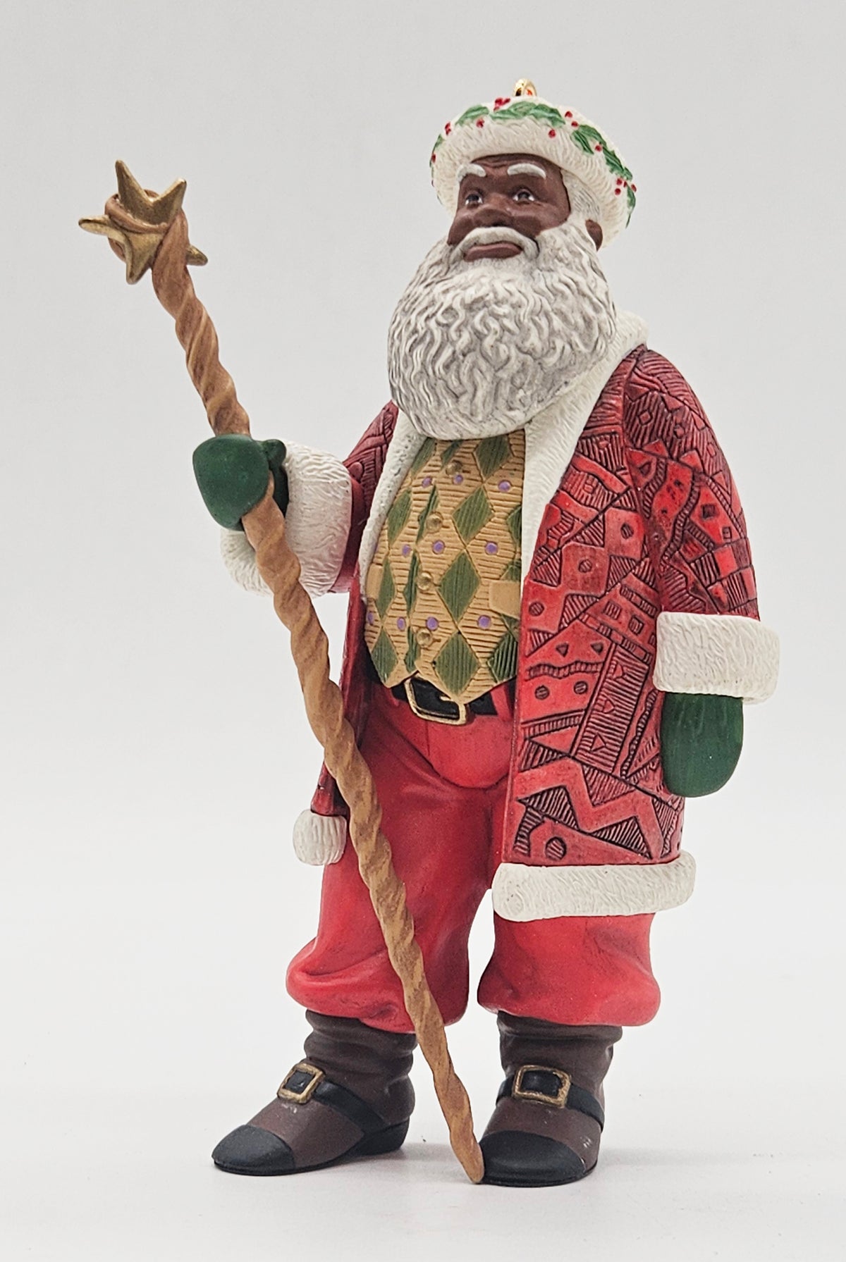 Hallmark Keepsake – “Joyful Santa #1” — ornament view