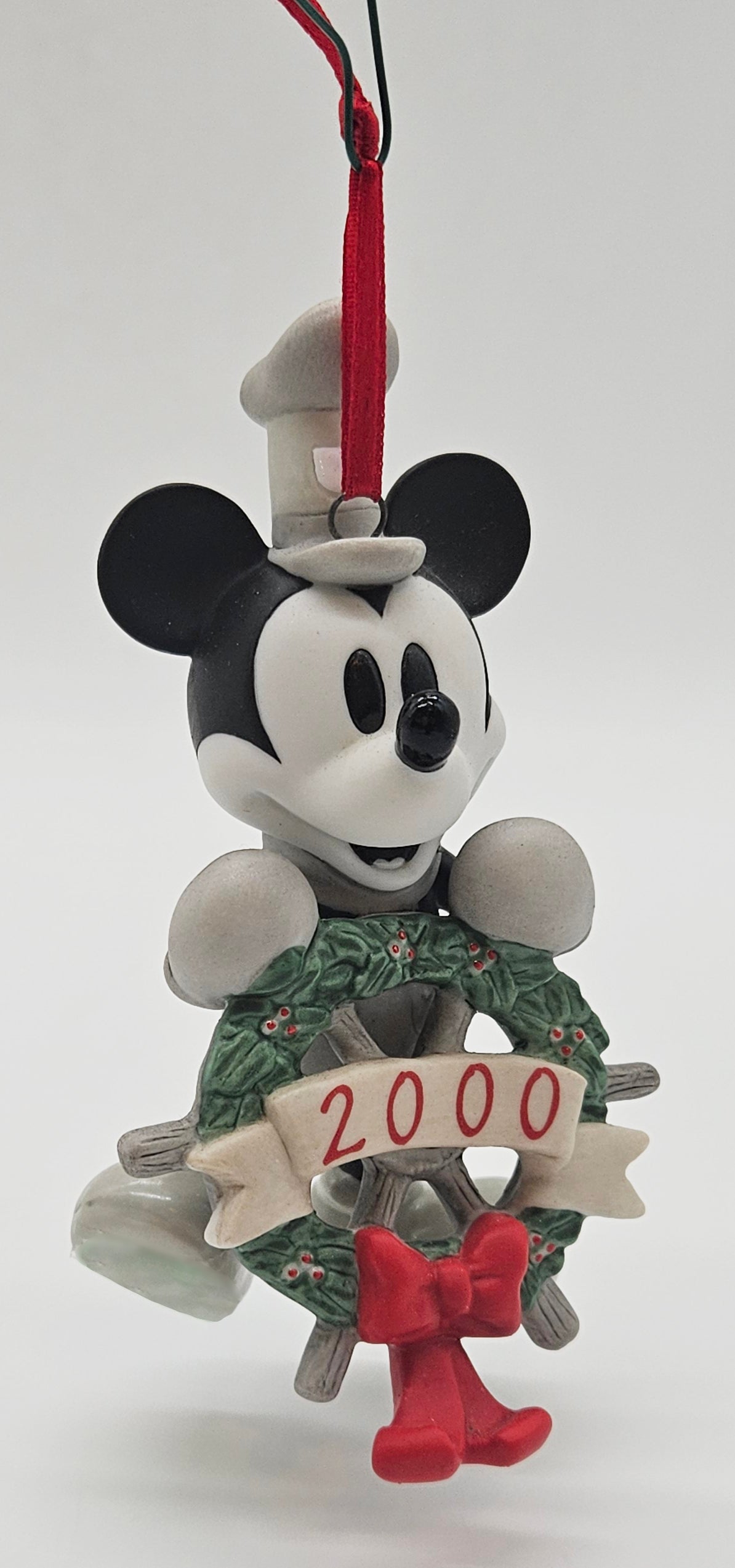 Disney – “Mickey Mouse Steamboat Willie Christmas Through the Years” — ornament view