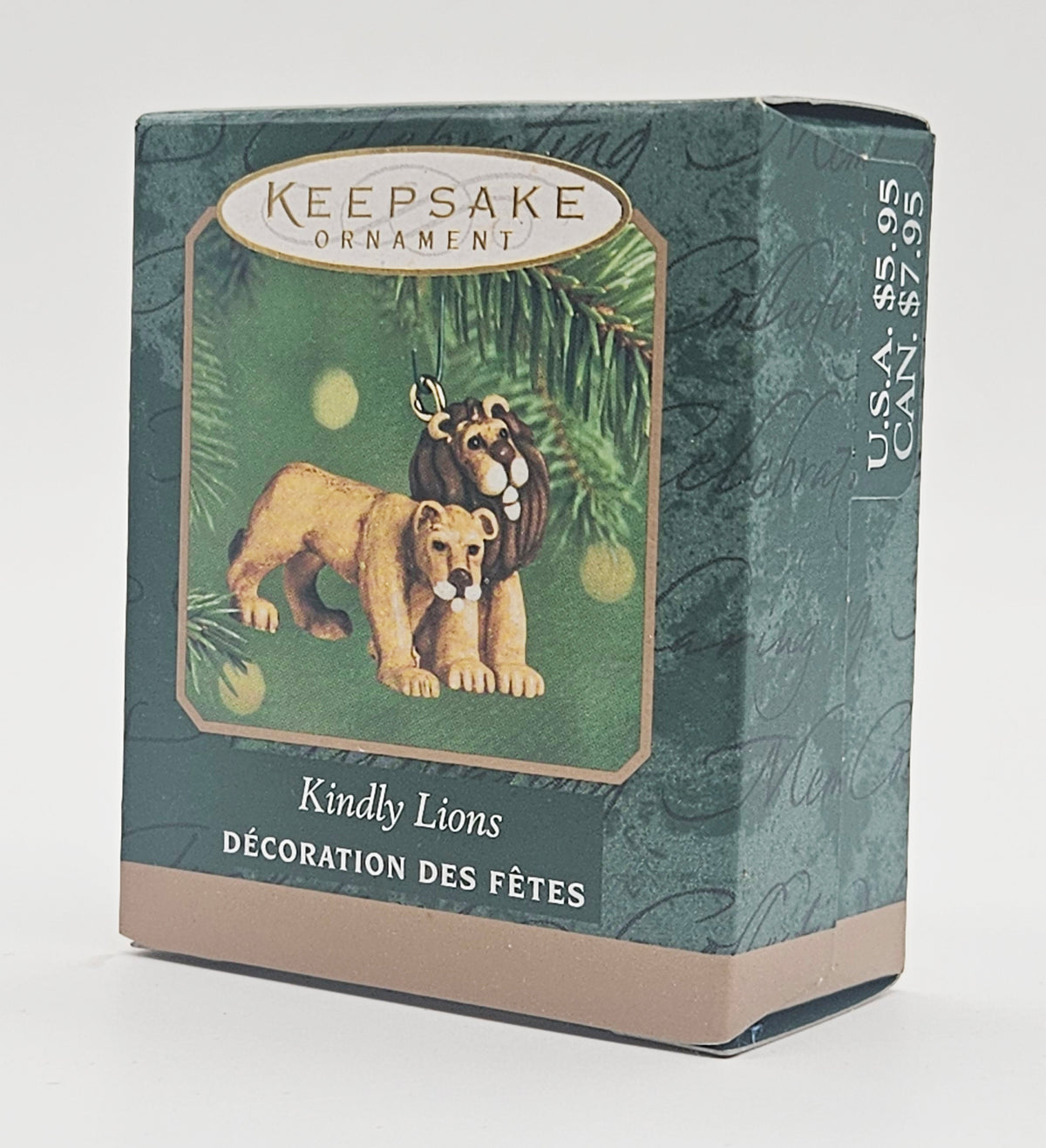 Hallmark Keepsake – “Miniature Noah's Ark Kindly Lions” — original packaging