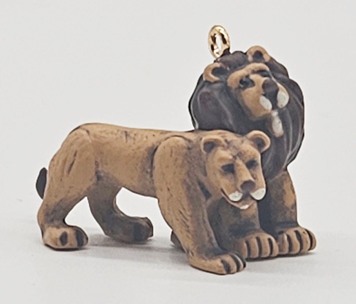 Hallmark Keepsake – “Miniature Noah's Ark Kindly Lions” — ornament view