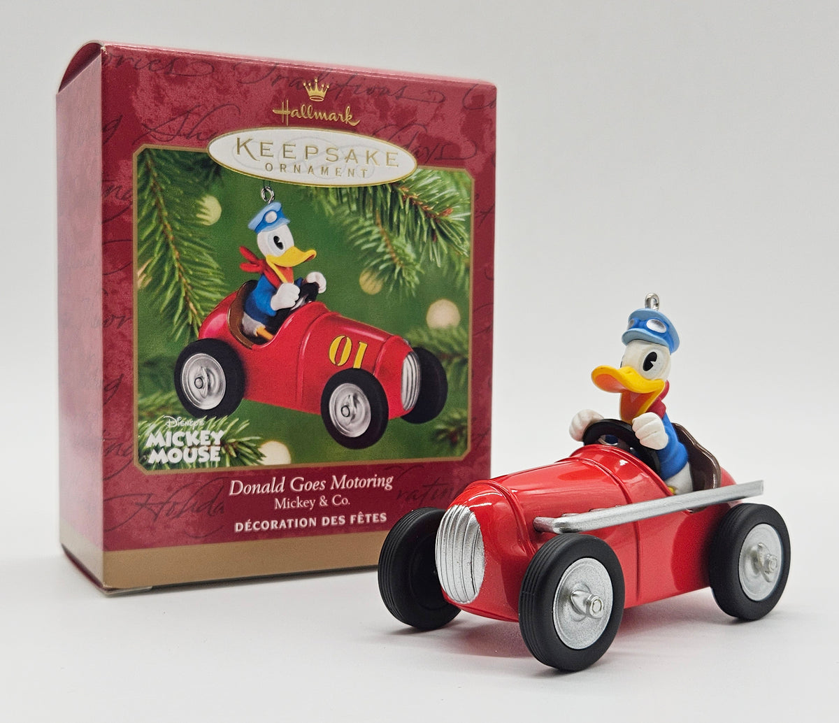 2001 Hallmark Keepsake Donald Goes Motoring (QXD4122) — with box
