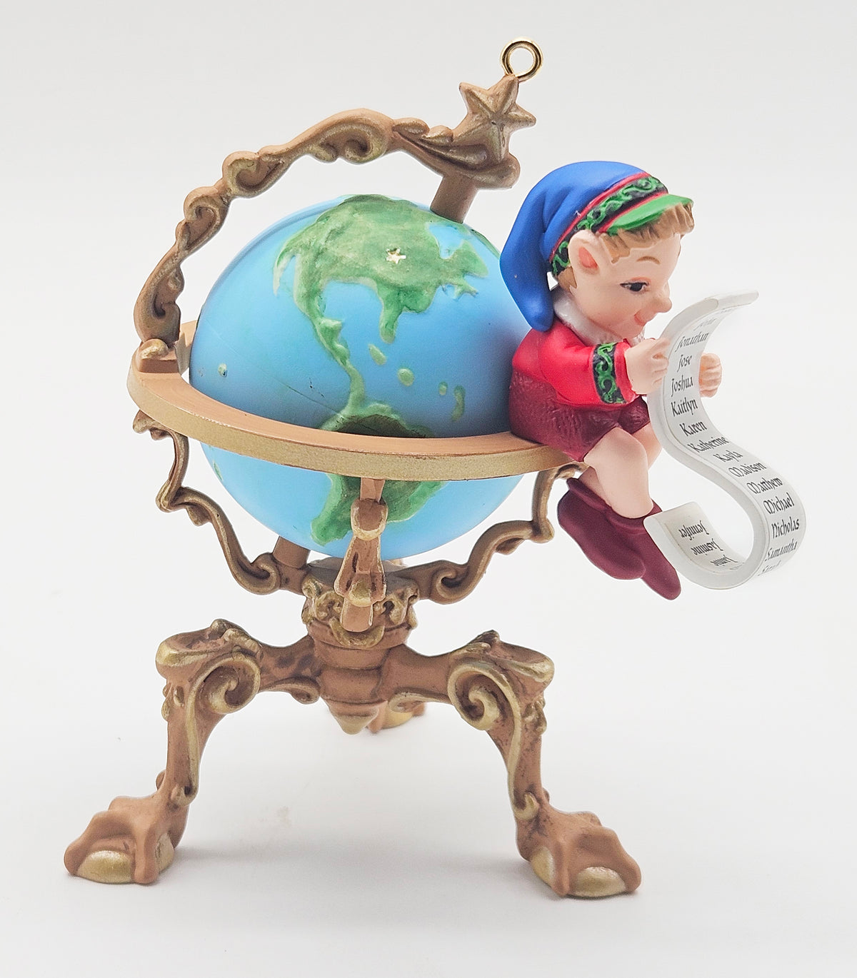 Hallmark Keepsake – “Lettera Globus Mrs. Claus” — ornament view