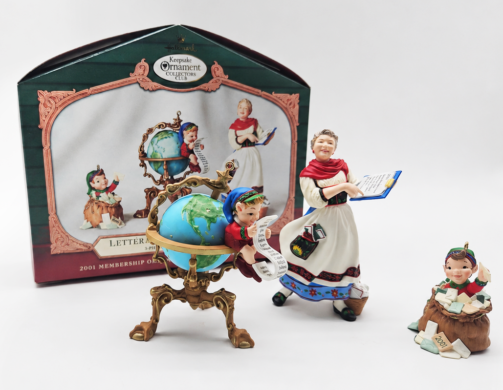 Hallmark Keepsake – “Lettera Globus Mrs. Claus” — original packaging