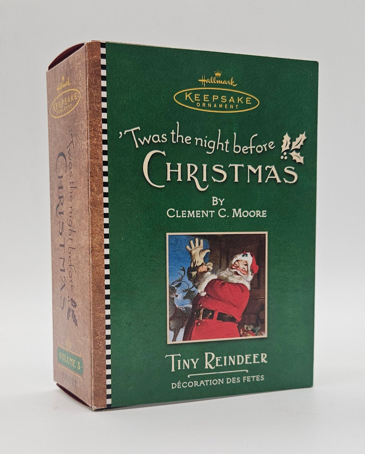 2001 Hallmark Keepsake Tiny Reindeer – box
