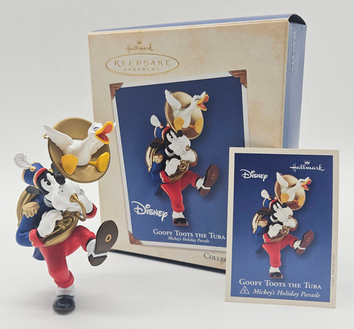 Hallmark Keepsake – “Goofy Toots the Tuba Mickey's Holiday Parade” — with original box