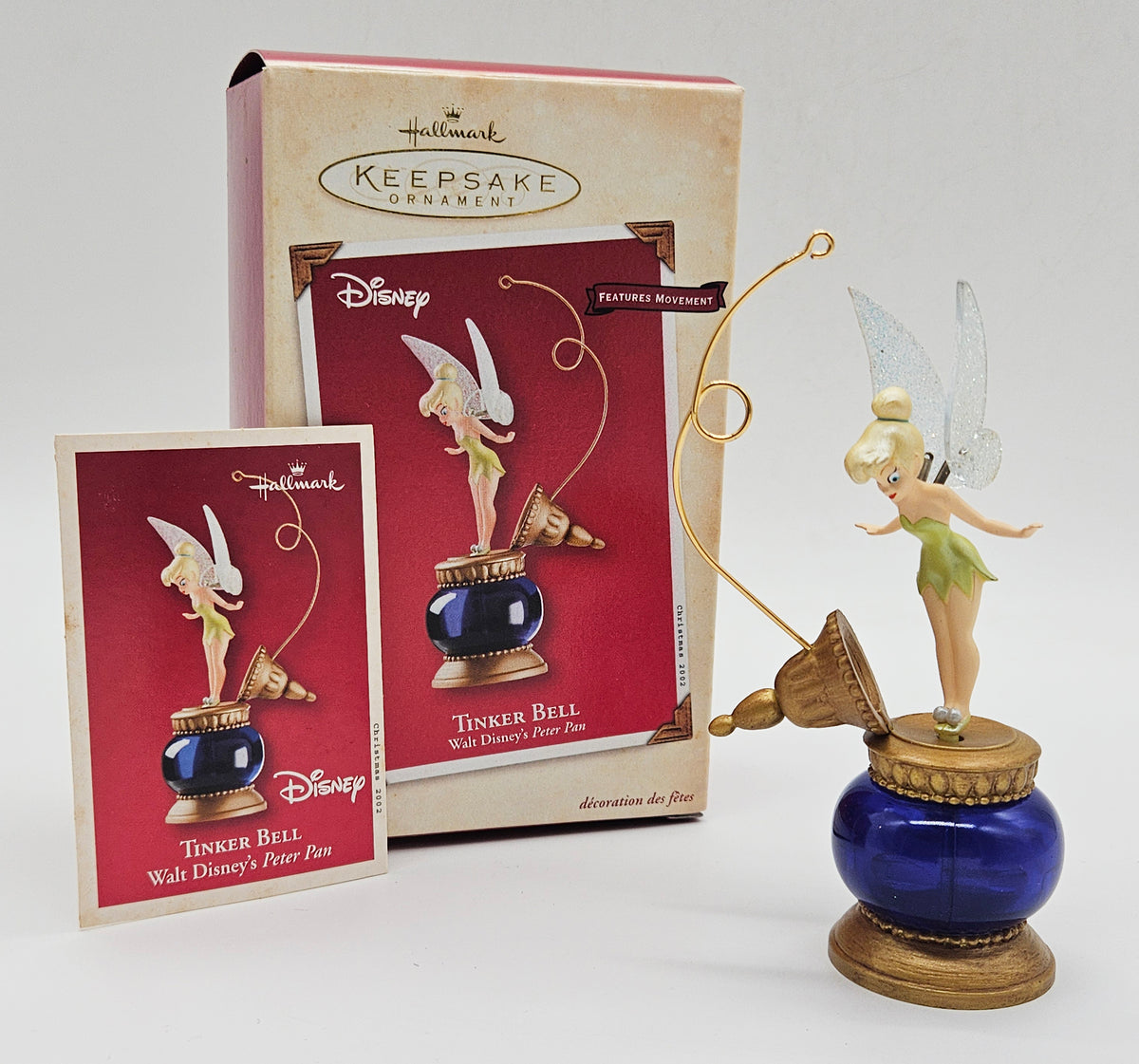 2002 Hallmark Keepsake Tinker Bell (QXD4943) — with box memory card and product