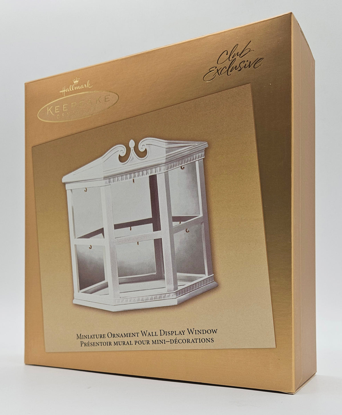 Hallmark Keepsake – “Miniature Ornament Wall Display Window” — original packaging