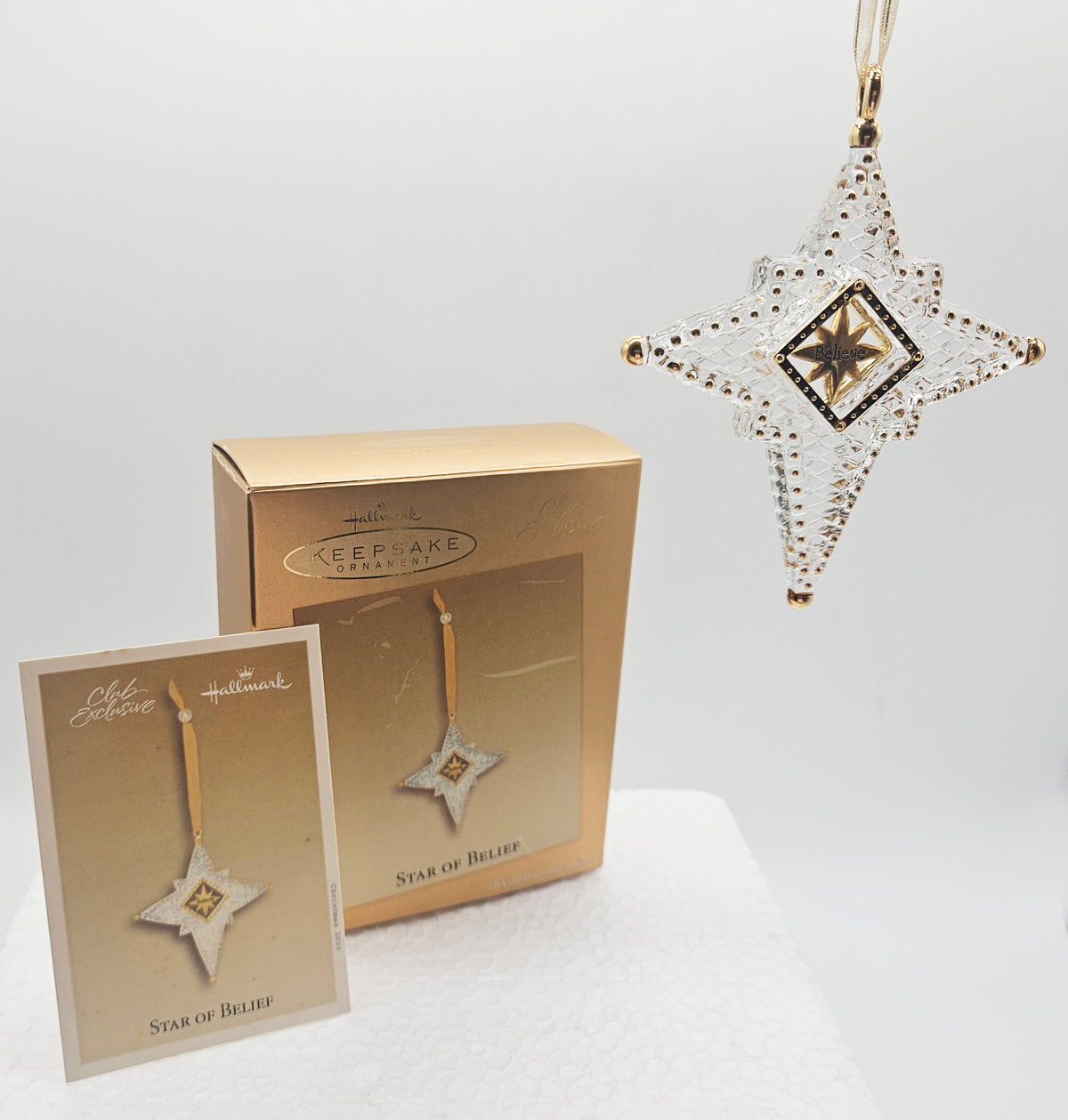 2003 Hallmark Keepsake Star of Belief – with box and club card