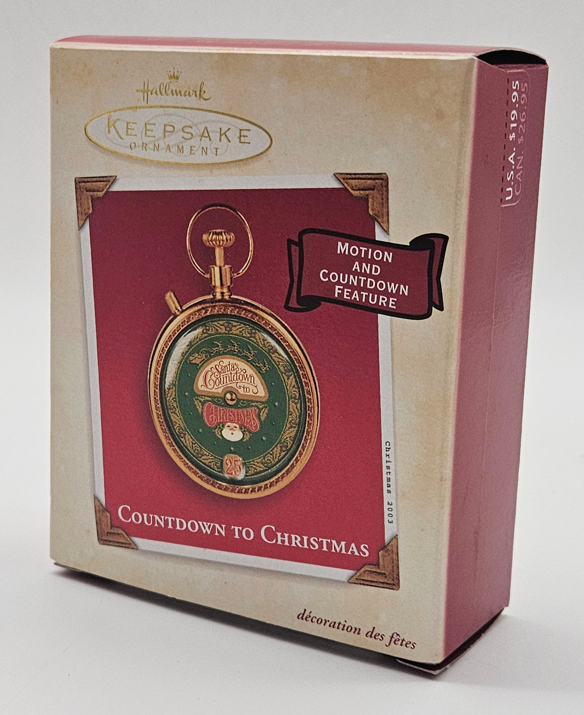 Hallmark Keepsake – “Countdown to Christmas” – Damaged — original packaging