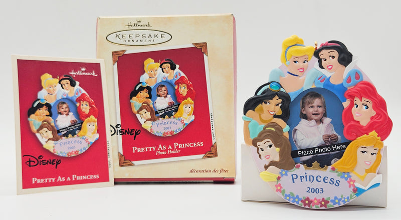 2003 Hallmark Keepsake Pretty as a Princess – Photo Holder (QXD5079) — with box and product