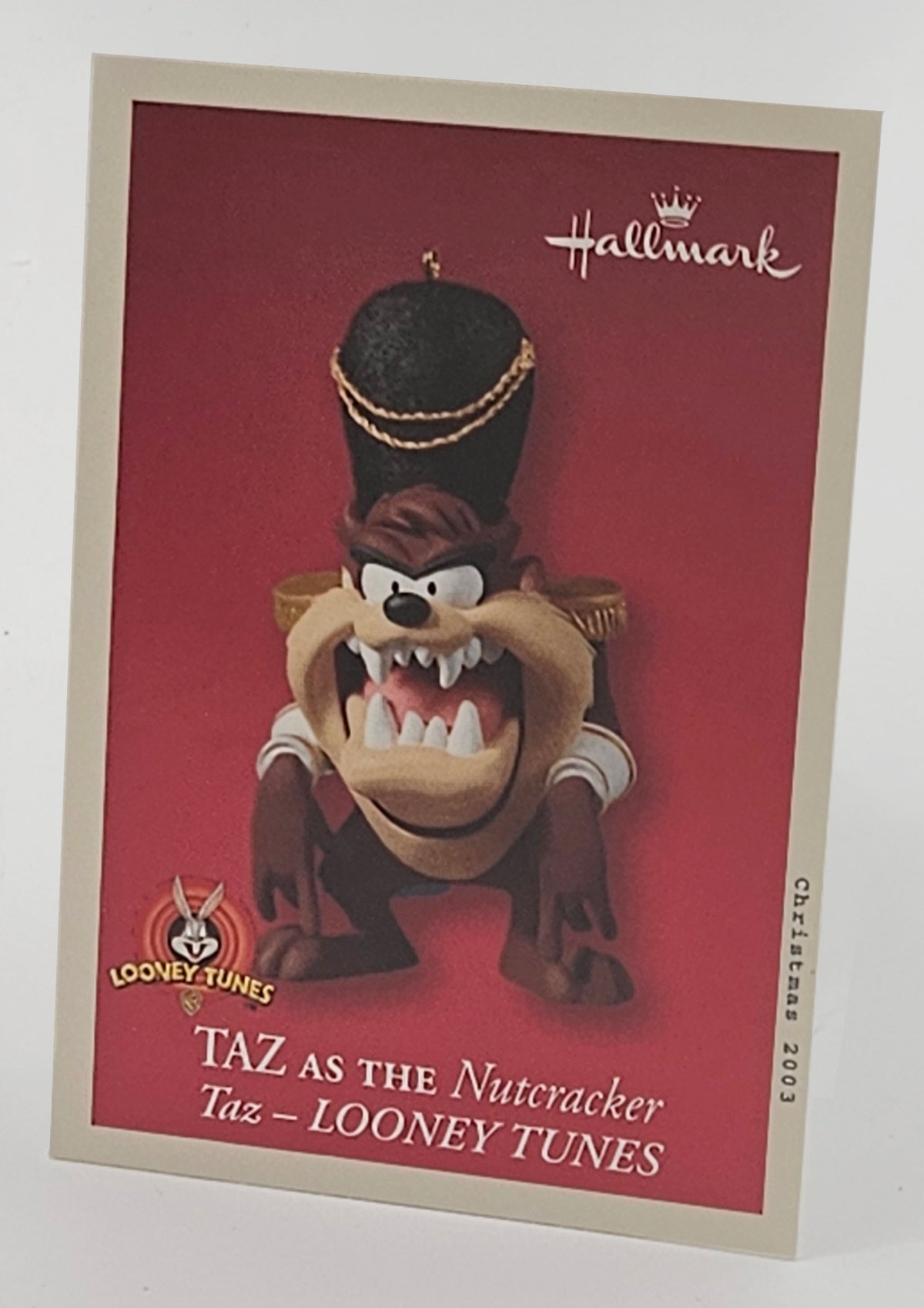 Hallmark Keepsake – “Looney Tunes Taz as the Nutcracker” — ornament view