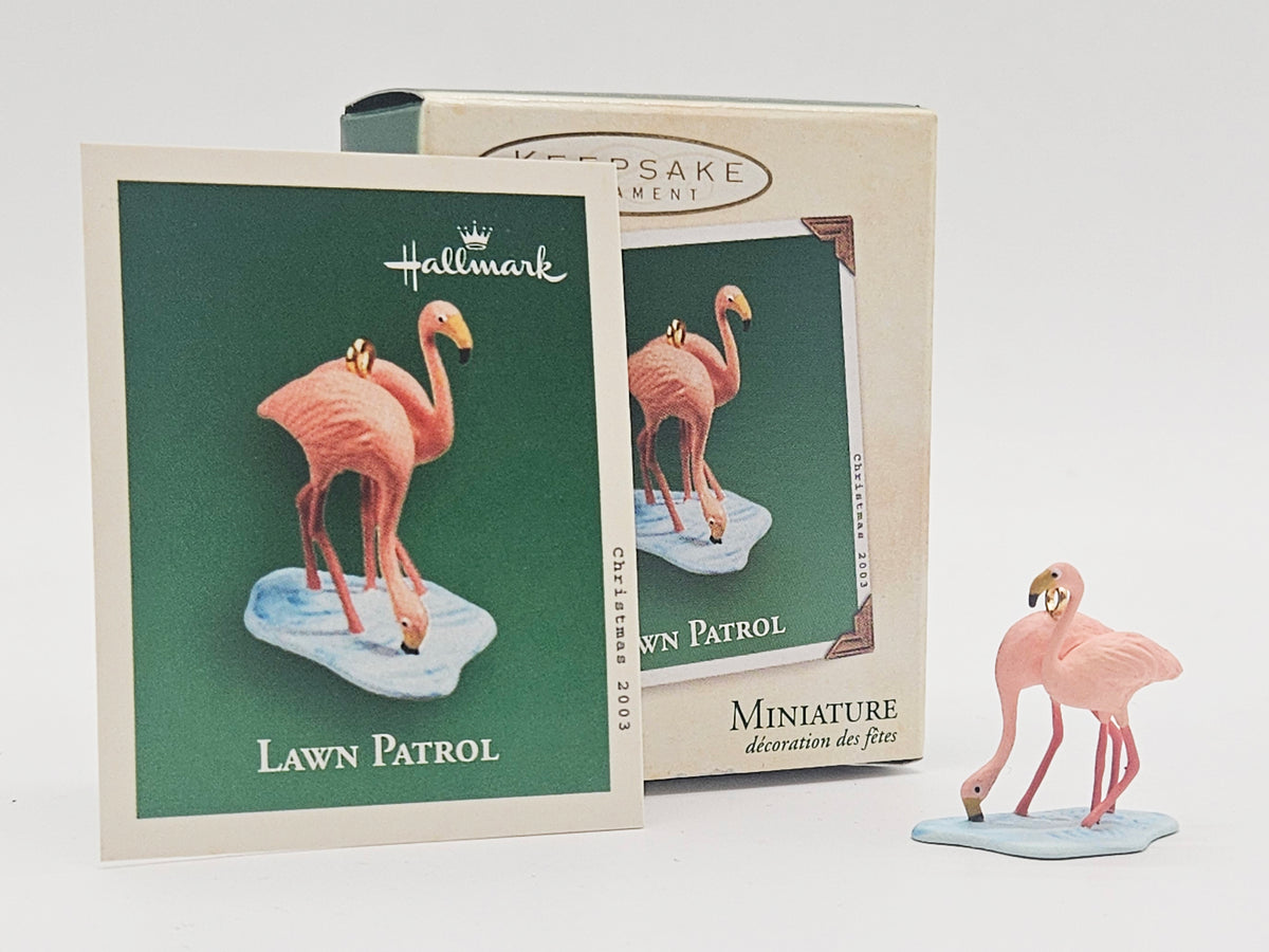 Hallmark Keepsake – “Miniature Lawn Patrol” — with original box