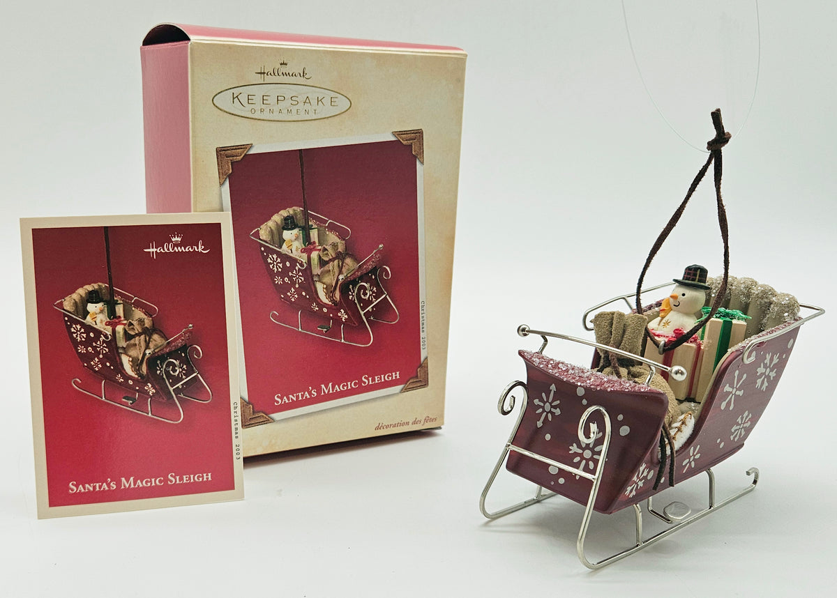Hallmark Keepsake – “Santa's Magic Sleigh” — with original box