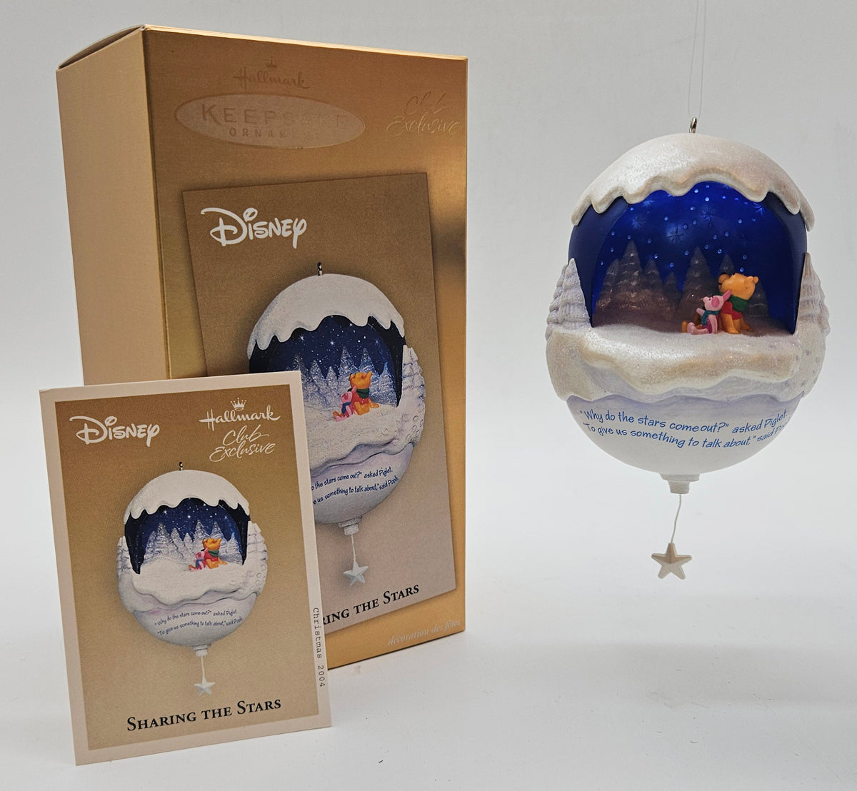 Hallmark Keepsake – “Club Winnie the Pooh Sharing the Stars” — with original box