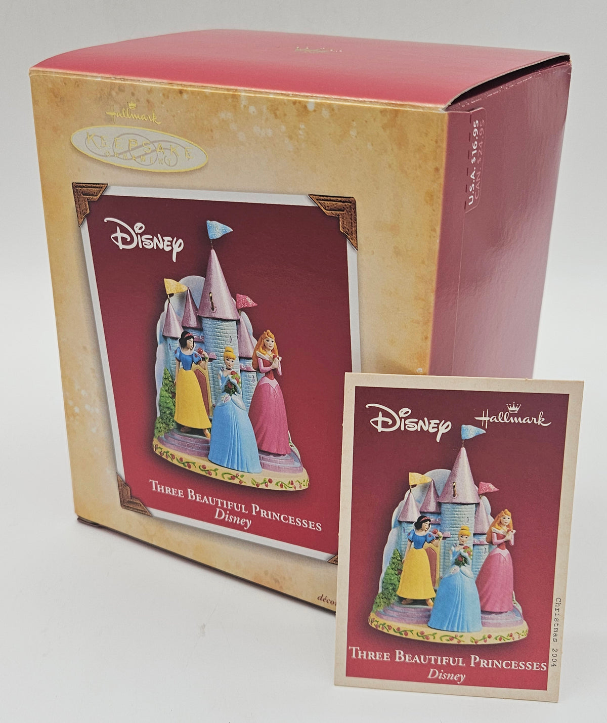 Hallmark Keepsake – “Disney Three Beautiful Princesses” — original packaging