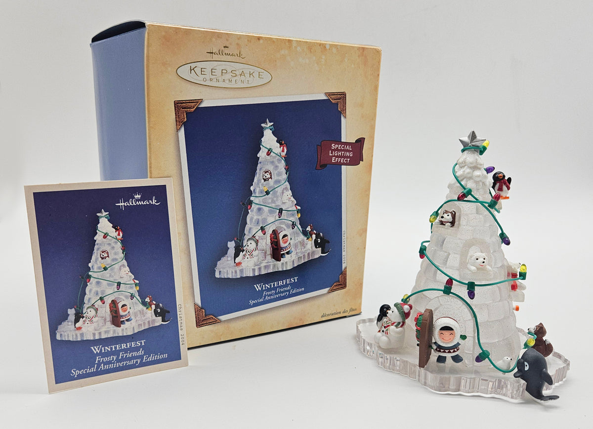Hallmark Keepsake – “Frosty Friends Winterfest Anniversary” — with original box