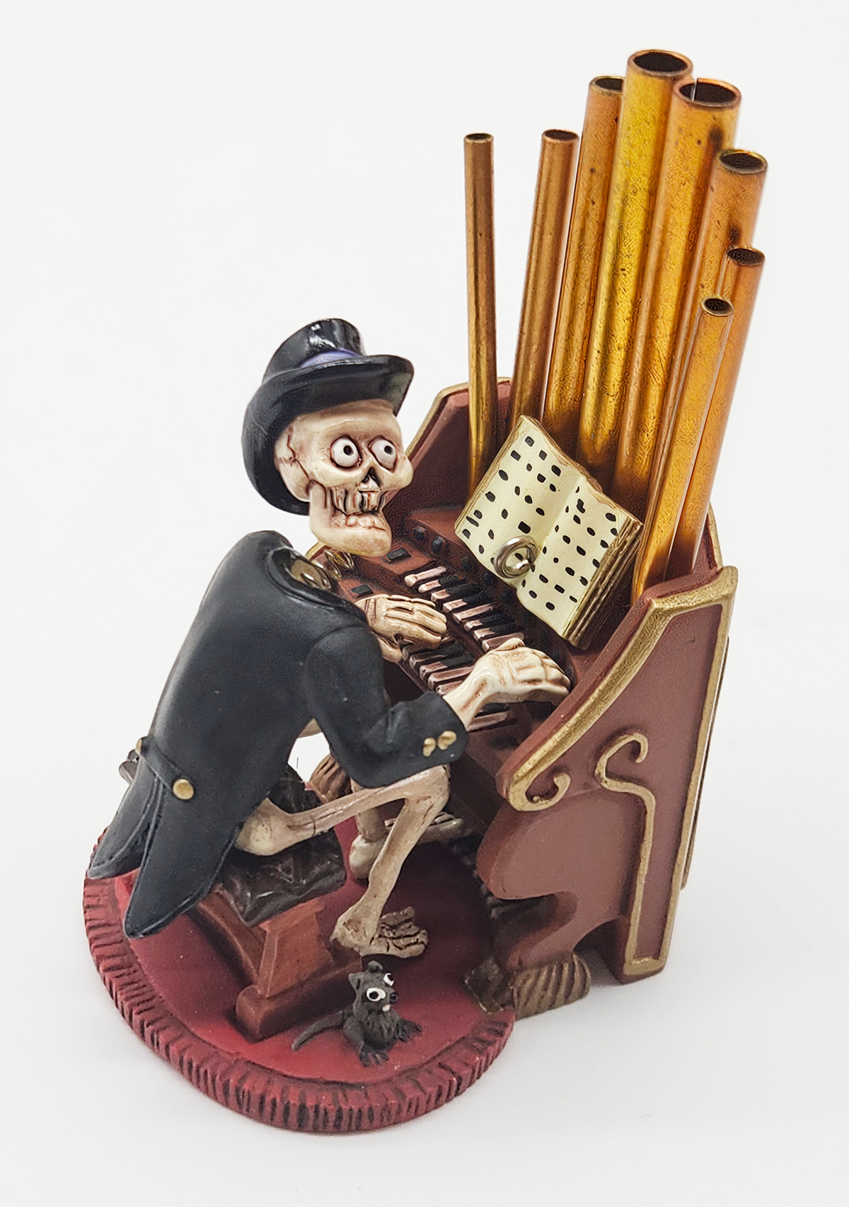 Hallmark Keepsake – “Halloween Old Ned the Musician” – Damaged — ornament view