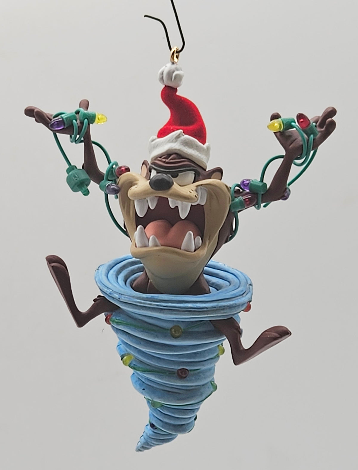 Hallmark Keepsake – “Looney Tunes Whirlwind Decorating Taz” — ornament view