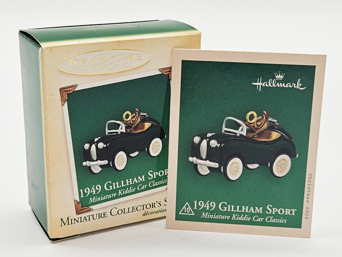 Hallmark Keepsake – “Miniature Kiddie Car Gillham Sport” — original packaging