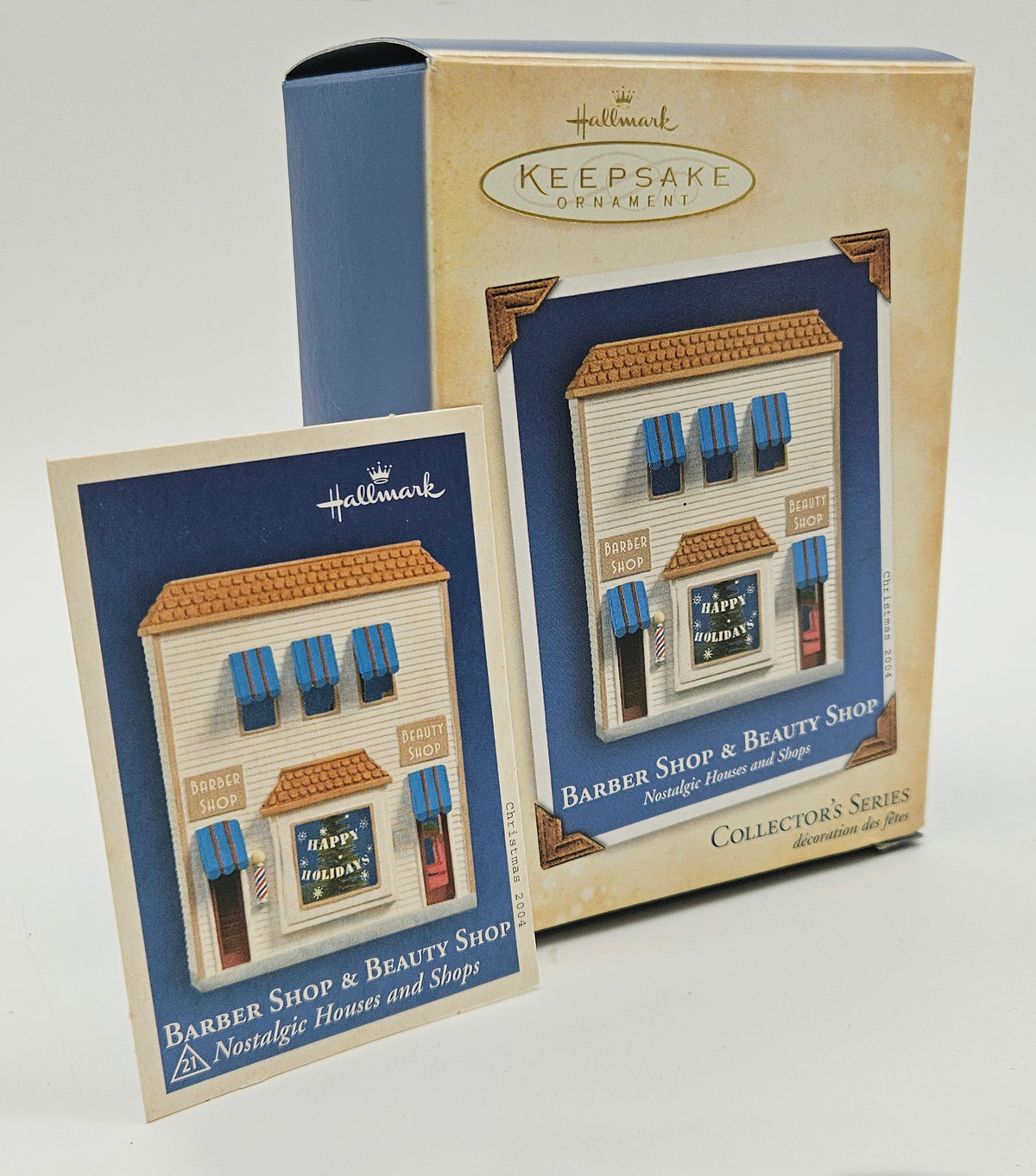 Hallmark Keepsake – “Barber Shop and Beauty Shop” — original packaging