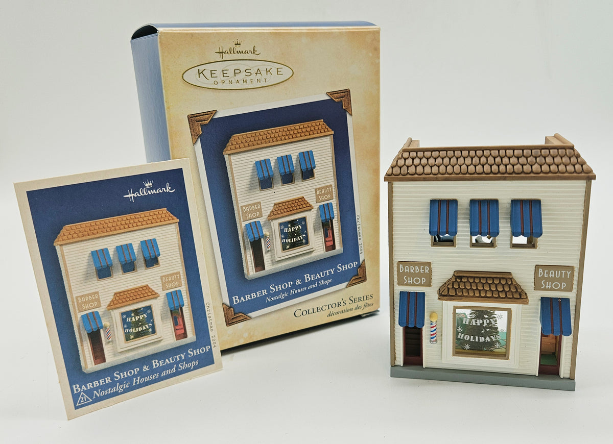 Hallmark Keepsake – “Barber Shop and Beauty Shop” — with original box