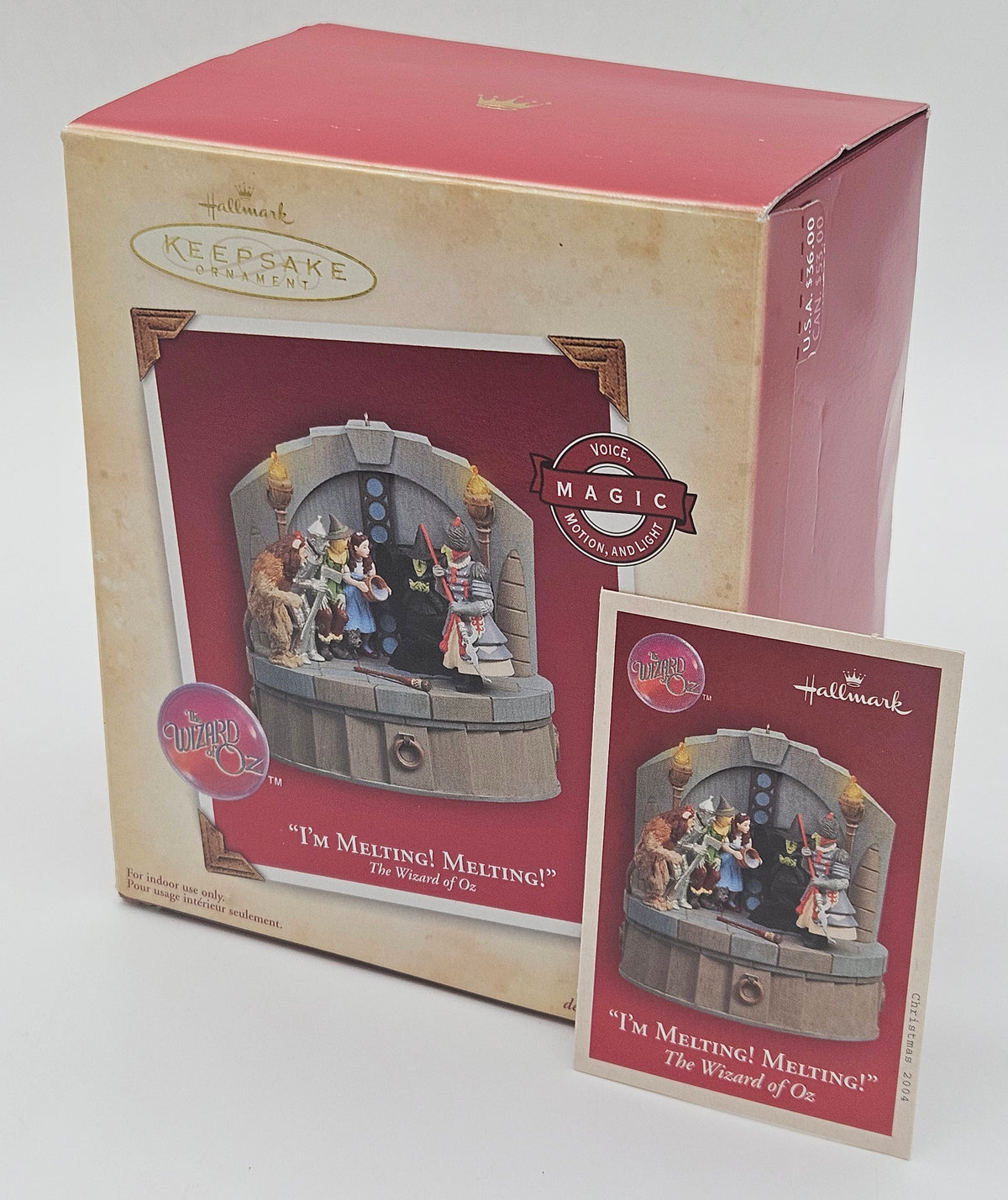 2004 Hallmark Keepsake I’m Melting! Melting! – box and memory card
