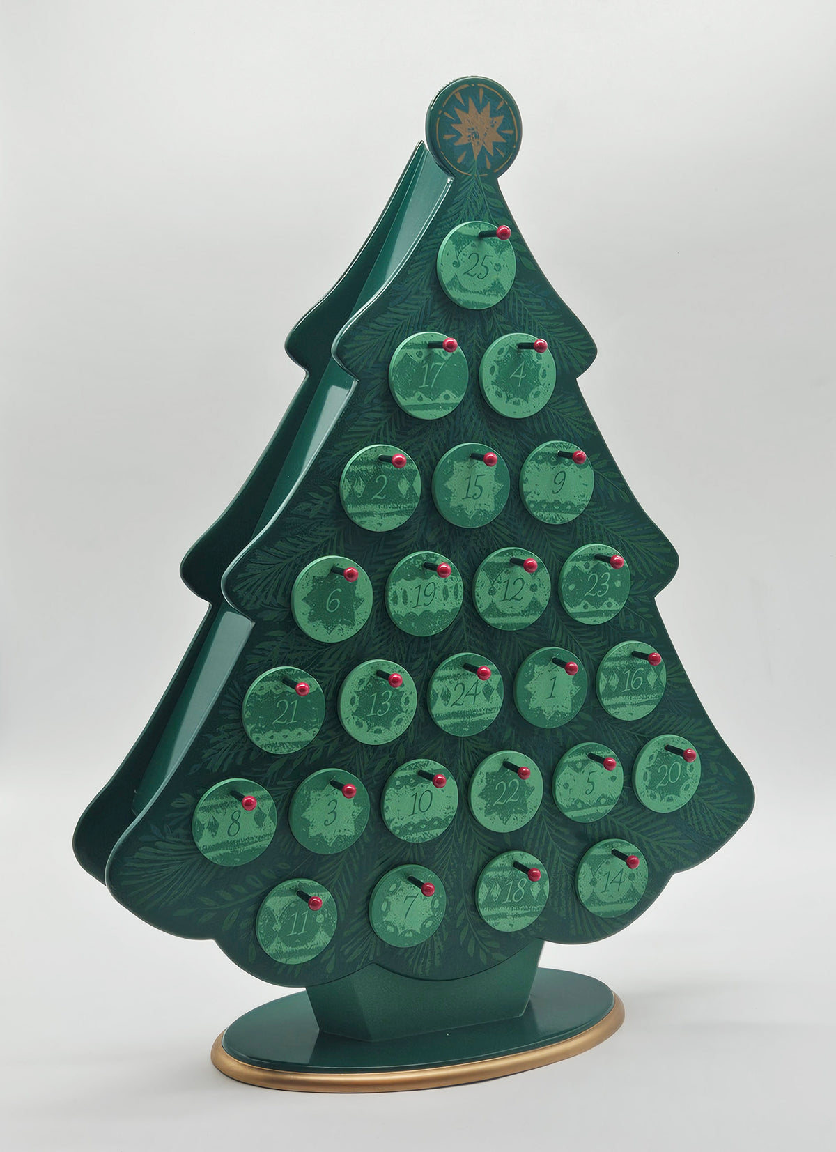 Hallmark Keepsake – “Club Christmas at Last Countdown Calendar” — ornament view