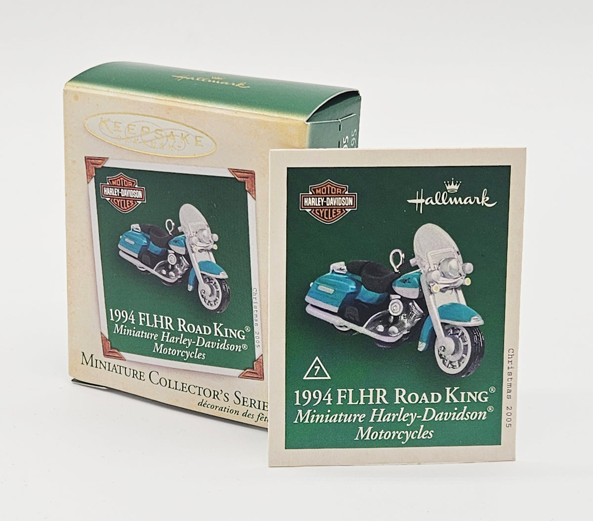 Hallmark Keepsake – “Miniature Harley Davidson Road King” — original packaging