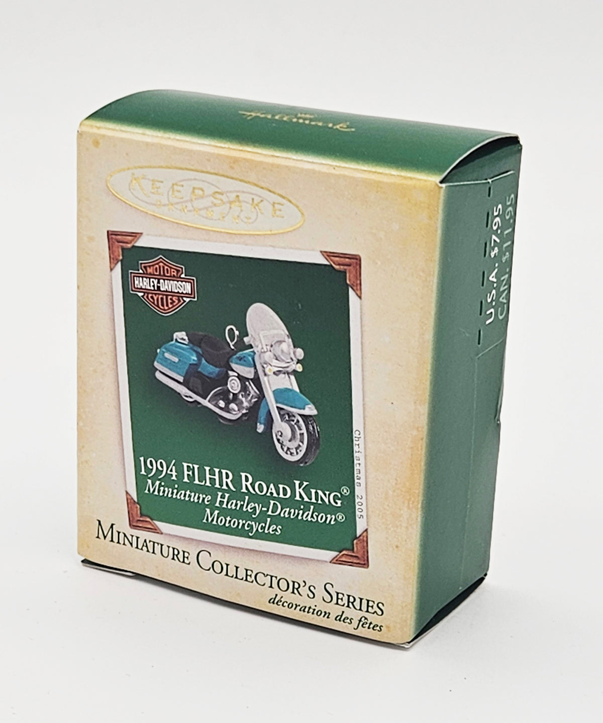 Hallmark Keepsake – “Miniature Harley Davidson Road King” — original packaging
